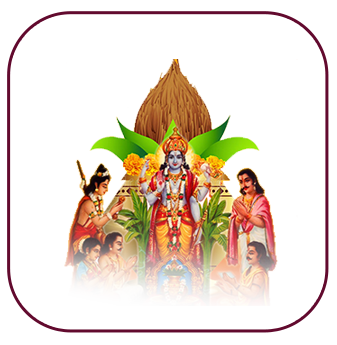 satyanarayan puja clipart of children